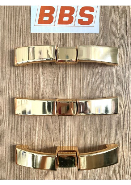 Kendi Imalatımız Karavan & Yat & Tiny House & Prefabrik Evlerde kullanabileceğiniz Zamak (Metal) Kulp Parlak Gold