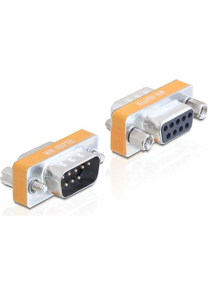 Null Modem Db9 Erkek D-Sub 9 Pin Dişi Seri Port Null Modem RS232 Adaptörü
