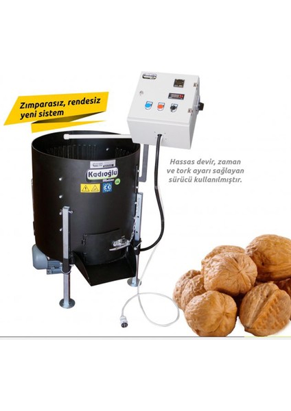 CKS90160D Devir Ayarlı Bıçaklı Ceviz Soyma Makinesi 180 Litre fiyatları