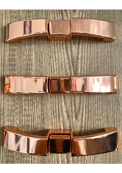 Kendi Imalatımız Karavan & Yat & Tiny House & Prefabrik Evlerde kullanabileceğiniz Zamak (Metal) Kulp Parlak Rose Gold
