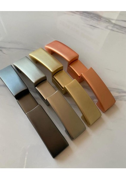 Kendi Imalatımız Karavan & Yat & Tiny House & Prefabrik Evlerde kullanabileceğiniz Zamak (Metal) Kulp Mat Rose Gold modelleri