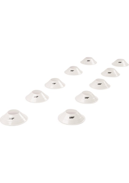 SMC10B 10 lu Süper Mini Antrenman Çanağı Seti Beyaz