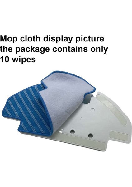 10 Adet Paspas Bezi Pedleri Samsung Powerbot-E VR05R5050WK Elektrikli Süpürge Yedek Parçaları (Yurt Dışından) modelleri