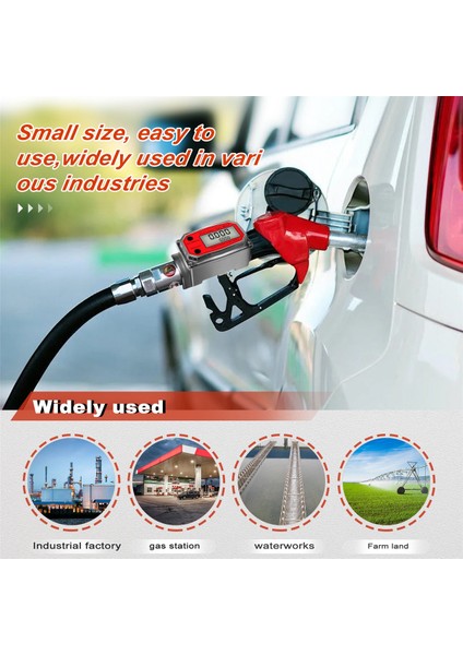 1 Inç Dijital Türbin Debimetresi Dijital LCD Ekranlı Npt Sayacı Yakıt Debimetresi Motor Yağını Ölçmek Için (Yurt Dışından) indirimleri