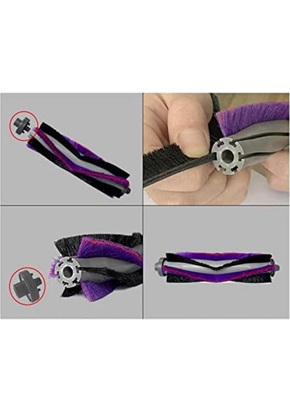 Samsung Powerbot-E VR05R5050WK Robot Süpürge Yedek Parçaları Için Ana Fırça Yan Fırça Filtresi (Yurt Dışından) fiyatları