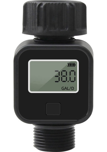 Su Akış Kaydedici Dijital Su Akış Ölçer 3/4 Inç Hortum Su Ölçer Su Kullanımını ve Akışını Ölçmek Için Açık Hava Bahçeleri (Yurt Dışından)