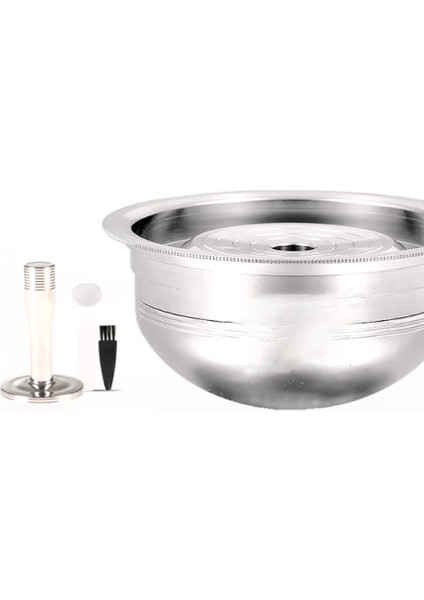 Nespresso Vertuoline Gca1 ve Delonghi ENV135 Paslanmaz Çelik Doldurulabilir Filtreler Dozaj B Için Yeniden Kullanılabilir Kahve Kapsülü Pod (Yurt Dışından)