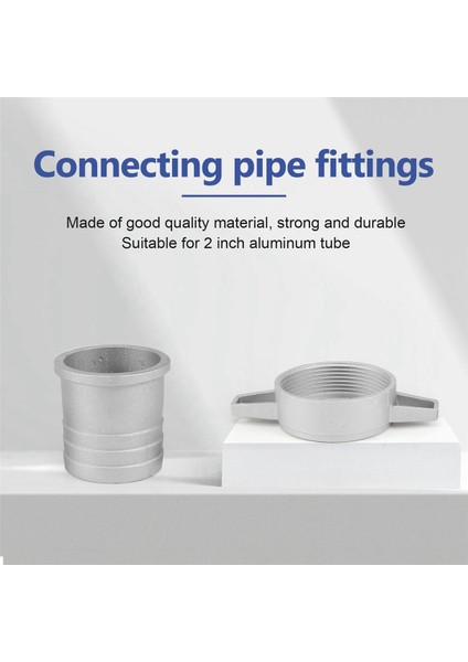 Su Pompaları Bağlantı Parçaları 2 Inç Alüminyum Boru Bağlantı Anahtarı Kauçuk Contalı Pompa Konnektörü Boru Bağlantı Parçası (Yurt Dışından) indirimleri