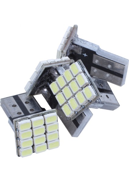 T10 W5W Beyaz Canbus 1206 12-Smd LED 12V Ampul Lamba X4 (Yurt Dışından)