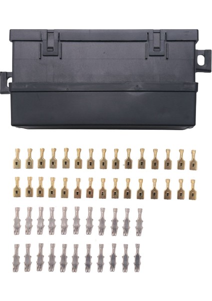 Terminaller Röleler Su Geçirmez Konnektörler ile Araba 11 Yollu Sigorta Tutucu Röle Kutusu (Yurt Dışından)