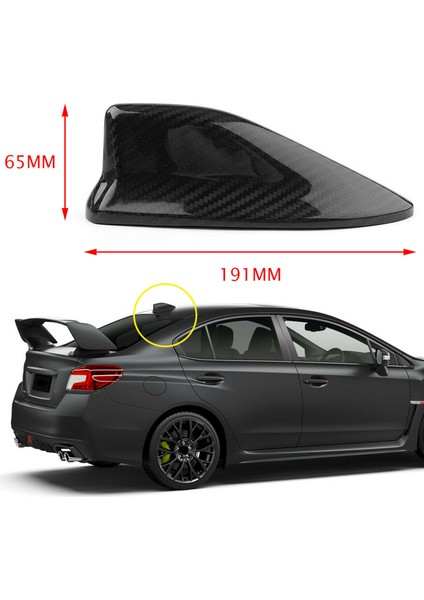 Gerçek Karbon Fiber Araba Çatı Köpekbalığı Yüzgeci Anten Ayar Kapağı Subaru Brz Toyota 86 2014-2019 Araba Styling (Yurt Dışından) fiyatları