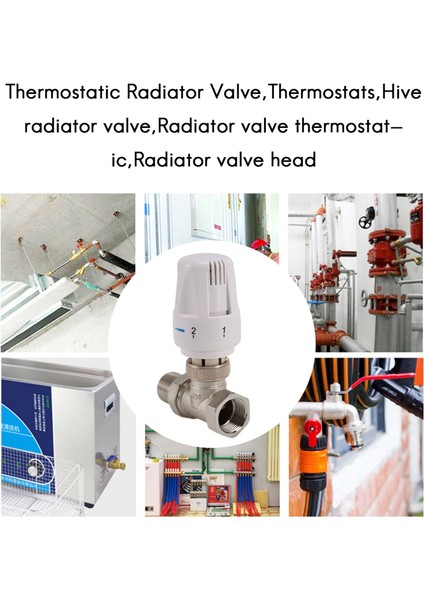 3/4 Inç Pirinç Termostatik Radyatör Vanası Düz Tip DN20 Otomatik Sıcaklık Kontrol Vanası Yerden Isıtma (Yurt Dışından) fiyatları