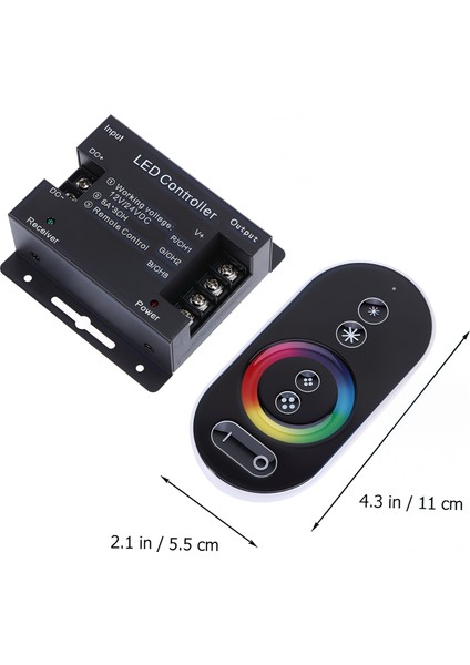 Rgb LED Touch Dokunmatik Kontrol Cihazı 🌈 Kumandalı Işık Renk Ayar Modülü
