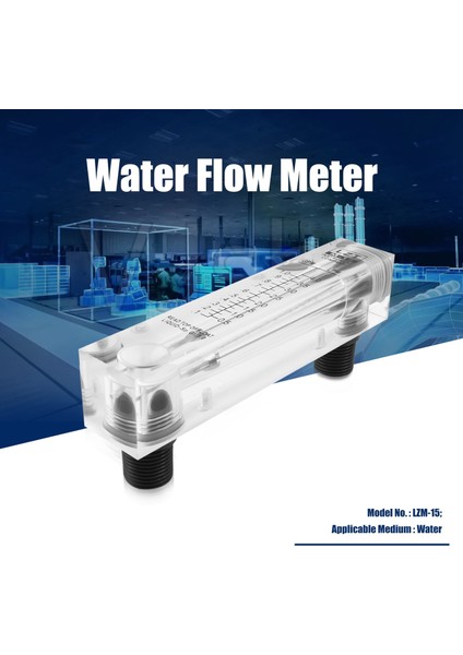 Siyah Ayarlanabilir Düğme 0.1-1 Gpm Panel Tipi Su Akış Ölçer Lzm-15 (Yurt Dışından) indirimleri