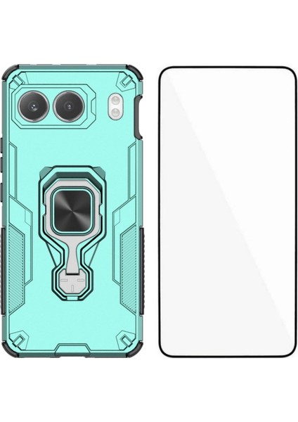 Oneplus Nord 4 Telefon Kılıfı Pc Tpu Arka Kapak Temperli Camlı Ayaklık (Yurt Dışından)
