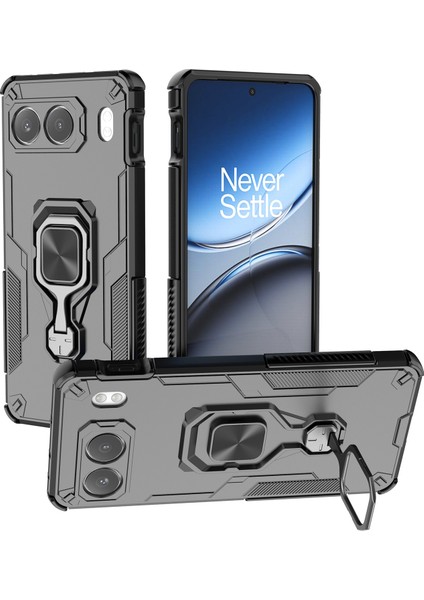 Oneplus Nord 4 Döndürülebilir Halka Ayaklı Pc + Tpu Darbeye Dayanıklı Telefon Kılıfı (Yurt Dışından)