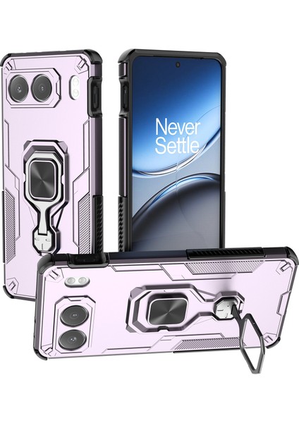 Oneplus Nord 4 Döndürülebilir Halka Ayaklı Pc + Tpu Darbeye Dayanıklı Telefon Kılıfı (Yurt Dışından)