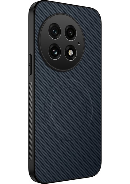 Oneplus 13 Karbon Fiber Dokulu Pc Tpu Telefon Kılıfı Magsafe ile Uyumlu (Yurt Dışından)