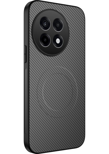 Oneplus 13R 5g Karbon Fiber Dokulu Pc Tpu Telefon Kılıfı Magsafe ile Uyumlu (Yurt Dışından)