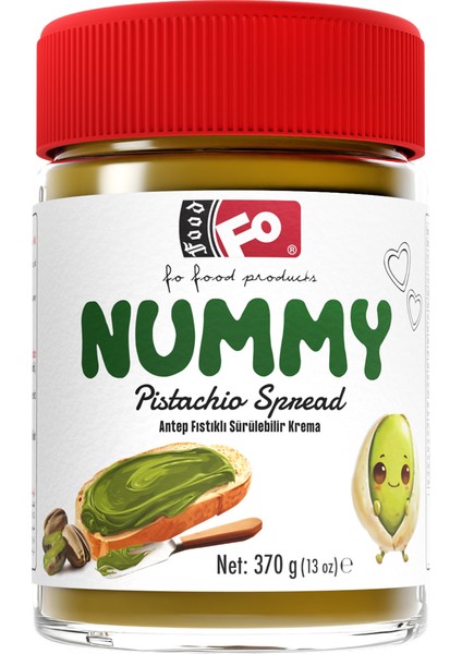 Nummy Antep Fıstıklı Sürülebilir Krema 360 gr