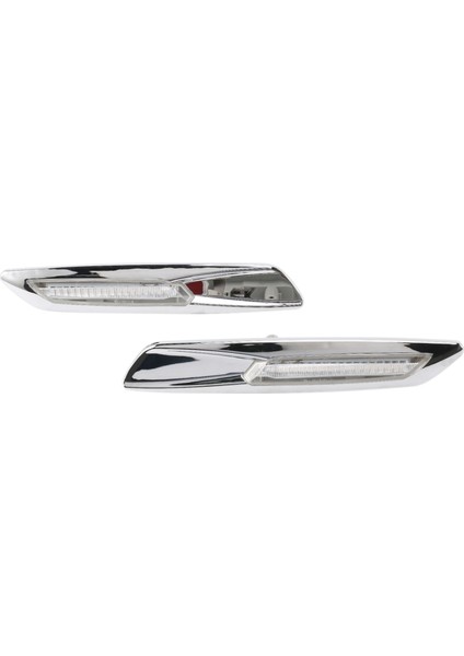 Bmw 3 Serisi E46/E90/E91/E92 E93 Için Krom LED Yan Marker Dönüş Sinyali Gösterge Işıkları (Yurt Dışından)