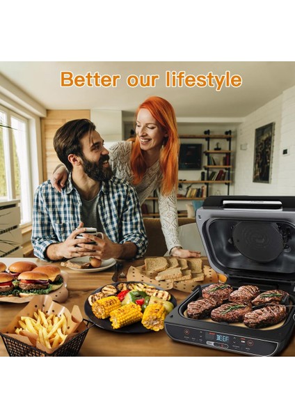 Ninja Hava Fritöz Için 400 Adet Parşömen Kağıt Gömlekleri Ninja Foodi Smart Xl FG551 6-In-1 Kapalı Izgara Aksesuarları (Yurt Dışından) fırsatları