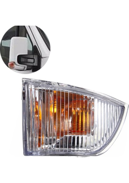 1 Adet Araba Dikiz Aynası Gösterge Merceği Lambası Yan Ayna Dönüş Sinyal Kapağı Ampulsüz Iveco Daily 2006-2011 - Sağ (Yurt Dışından)