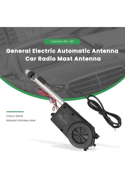 Evrensel Elektrik Gücü Otomatik Anten Araba Suv Am ve Fm Radyo Direk Anteni 12V (Yurt Dışından) fırsatları