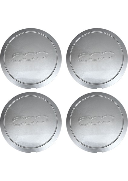 Fiat 500 Tekerlek Merkezi Göbek Kapakları Için 4 Adet 133MM Göbek Kapağı 68078419AC 68078421AC Toz Kapağı (Yurt Dışından)