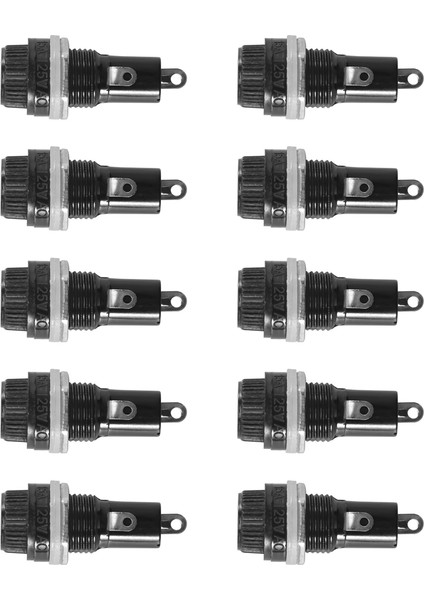 10 Adet Elektrik Panosuna Monte 5 x 20MM Sigorta Tutucu (Yurt Dışından) modelleri