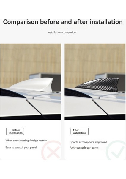 Araba Anteni Kapağı Dekoratif Çıkartmalar Karbon Fiber Aksesuarlar Chevrolet Camaro 2016-2023 Siyah Karbon Fiber Desen (Yurt Dışından) modelleri