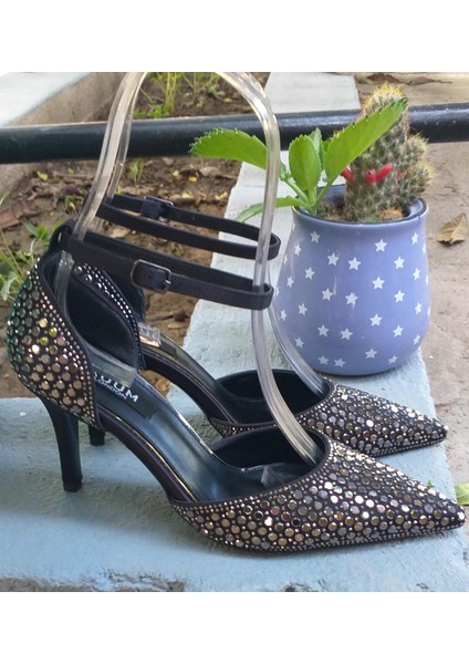 Kuum K712642 Kadın Premium Taşlı Abiye Stiletto Ayakkabı fiyatları