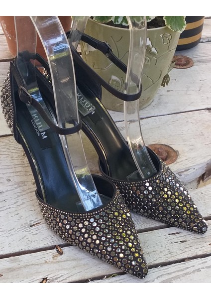 Kuum K712642 Kadın Premium Taşlı Abiye Stiletto Ayakkabı indirimleri