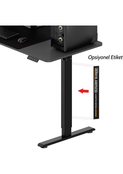 Adore Gaming Maestro- x Yükseklik Ayarlı Oyuncu Masası - Siyah 140 x 72-117 x 60 cm indirimleri
