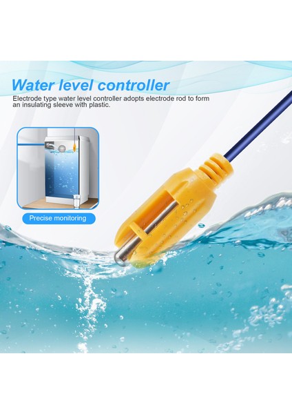1.5m/ 2.5m/3.5m (3 Renkten Oluşan Bir Grup) Su Seviyesi Kontrolörü, Seviye Kontrolörü Tank Su Seviyesi Kontrolü Indüksiyon Sensörü Kafası Üç Prob (Yurt Dışından) indirimleri