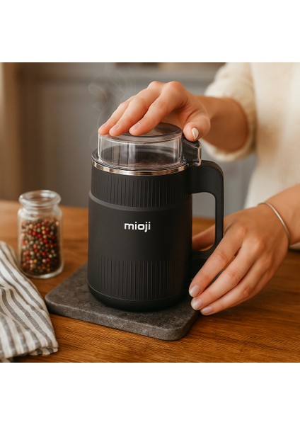 Mio CG34 500W Paslanmaz Çelik Bıçak Kompakt Baharat ve Kahve Öğütücü Siyah