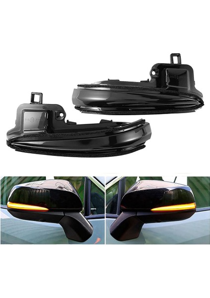 1 Çift Dikiz Aynası Yan Işıklar Dinamik Dönüş Sinyali Lambası Toyota Rav4 Alphard Tacoma N300 Gösterge Amber Işık (Yurt Dışından) fırsatları