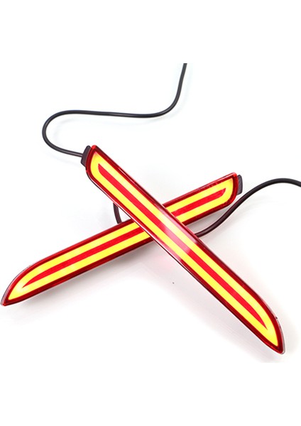 LED Araç Arka Tampon Reflektör Kuyruk Fren Işık Çubuğu Toyota Camry Reiz Wish Sienna Innova Lexus Isf GX470 RX300 (Iki Fonksiyon) (Yurt Dışından)