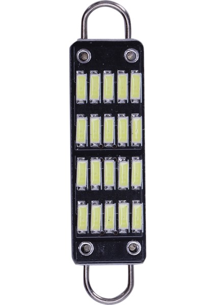 Ampul 44MM Parlak Beyaz Festoon LED Ampul, 20 Smd Sert Döngü 1.73 Inç Iç Dome Harita LED Işıklar 561 562 567 564, 4'lü Paket (Yurt Dışından) modelleri