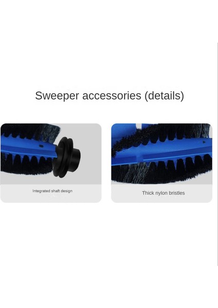 3 Adet Ana Fırça Kapağı ve Temizleme Fırçası Cecotec Conga 1090 Robotlu Süpürge Yedek Parçaları (Yurt Dışından) modelleri