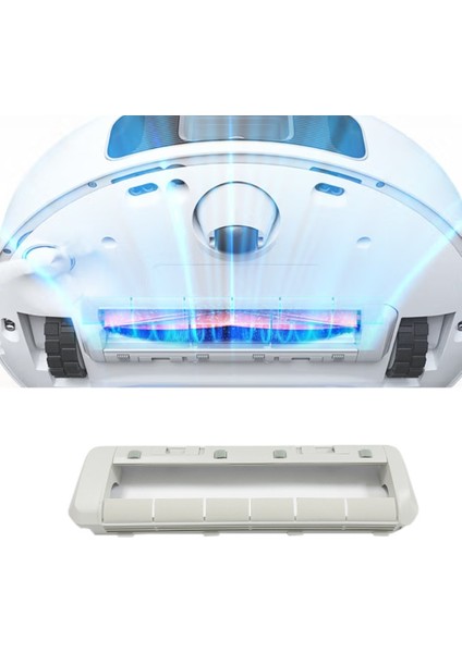 Xiaomi Mijia B101CN / Dreame S10 / S10 Pro Robotik Elektrikli Süpürge Ana Fırça Kapağı Aksesuarı Için Yedek Yedek Parça (Yurt Dışından) fırsatları