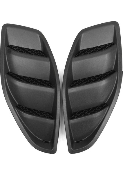 Araba Sol Sağ Motor Kaputu Kubbe Panjur Hava Giriş Delikleri Çerçeve Jeep Jk Wrangler 2007-2017 Için Fit (Yurt Dışından)