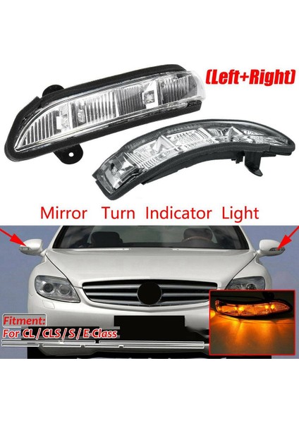 2198200521 2198200621 Ters Ayna Işık Dikiz Aynası Dönüş Sinyali Araba Mercedes Benz Için W211 W221 W216 W219 07-11 (Yurt Dışından) fiyatları