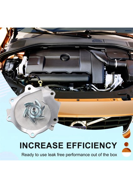 31293303 Volvo S80 S60 V70 V60 XC70 XC60 3.2l 3.0l 2006-2016 Için Araba Motoru Su Pompası Soğutma Sistemi (Yurt Dışından) fırsatları