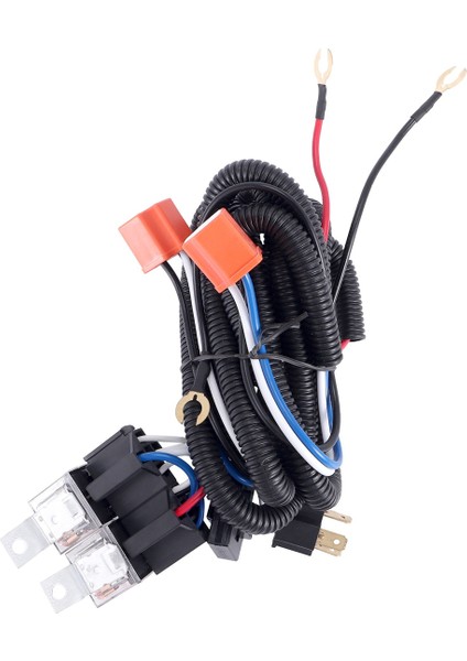 H4 Negatif Anahtarlı LED Far Lambası Ampul Röle Kablo Demeti Fiş Takımı (Yurt Dışından)