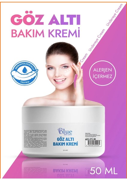 Skin Care Göz Altı Morluk ve Torbalanma Karşıtı Göz Kremi 50 ml Tüm Cilt Tipleri