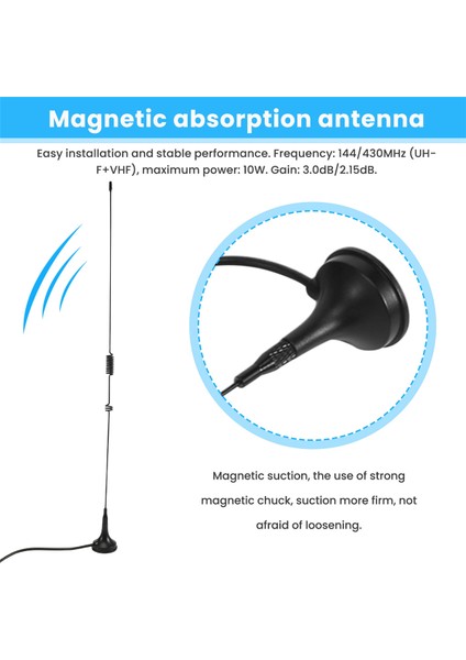 Icom Yaesu Kenwood Baofeng Radyo Için UT-106UV Bnc Çift Bantlı U + Vhf Anten (Yurt Dışından) indirimleri