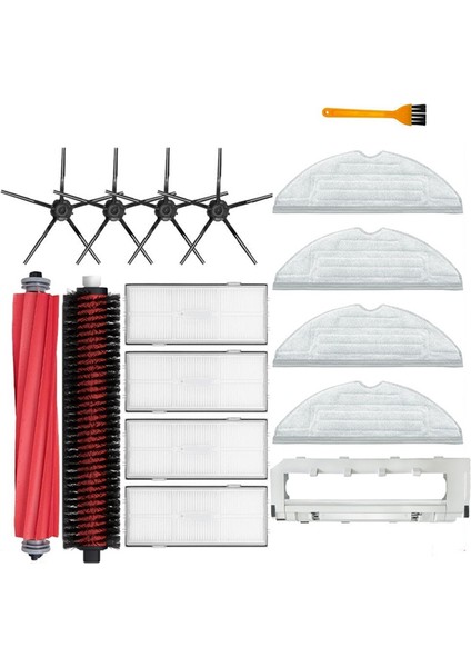 Roborock S7 Maxv Ultra S7 Pro Ultra G10 G10S Ana Yan Fırça Hepa Filtre Paspas Parçaları Robotlu Süpürge (Yurt Dışından) modelleri