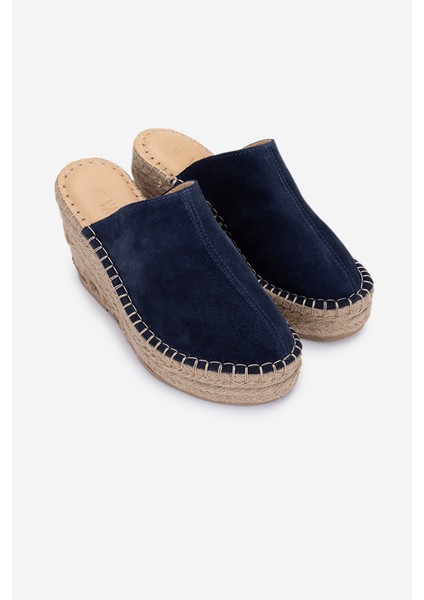 Kadın Hakiki Deri Lacivert Süet Topuklu Terlik 1144 5408 Bn Trlk Y25 Lacı Suet fiyatları