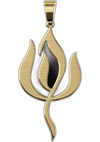 8 Ayar Altın Kolye Ucu Ateş Alevi GM6894 0.5 gr fiyatları